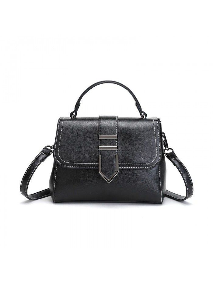 Foreign trade wholesale fashion single shoulder bag women 2019 new Korean version retro hand-held messenger bag simple and versatile women's bag
