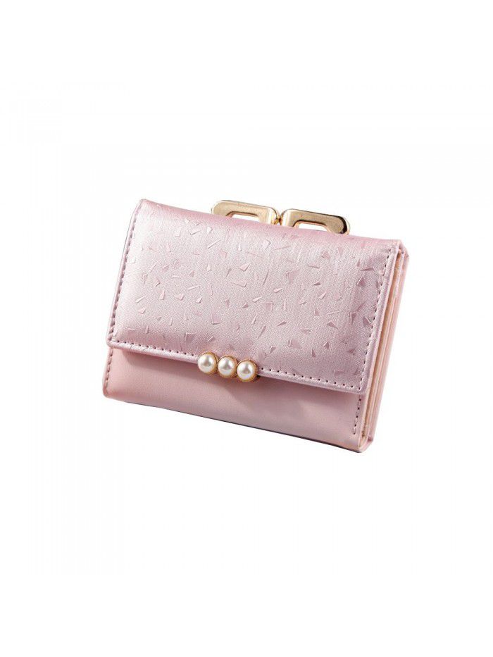 New women's wallet short walletwomen Korean candy color wallet 30% off, smaller than a bag