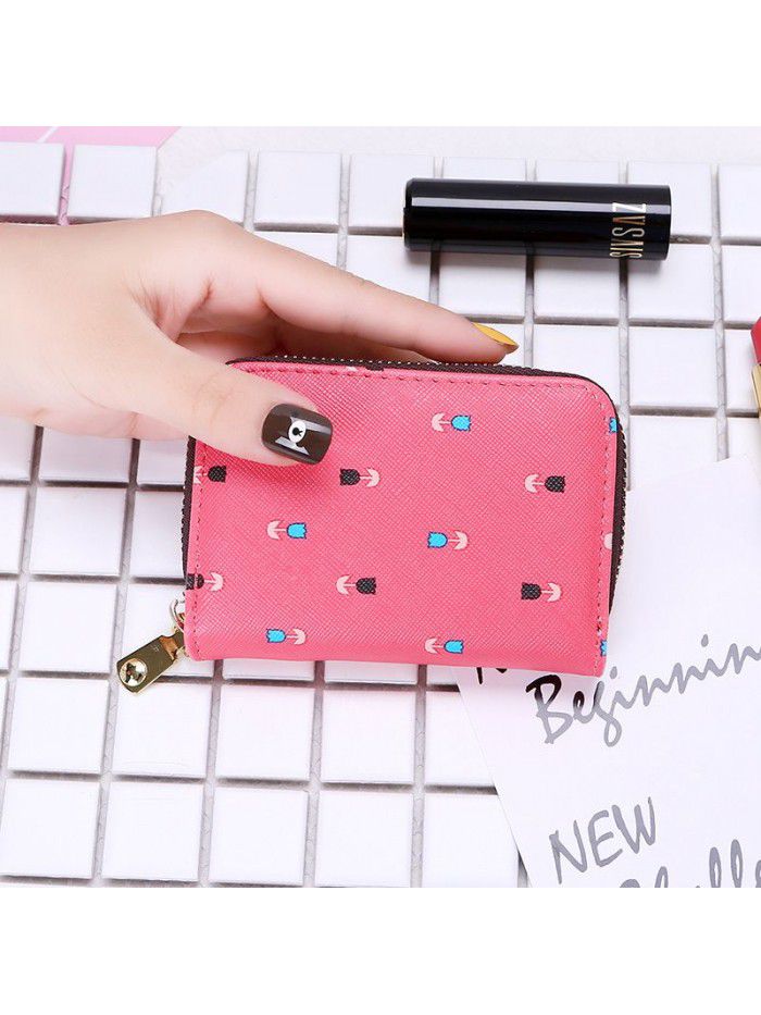  new organ card bag women's fashion multi card business card bag zipper zero wallet card cover