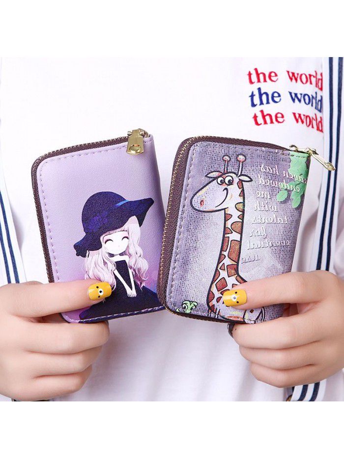  new organ card bag women's fashion multi card business card bag zipper zero wallet card cover