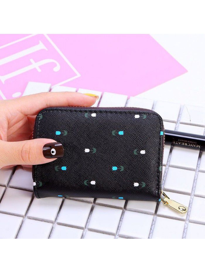  new organ card bag women's fashion multi card business card bag zipper zero wallet card cover