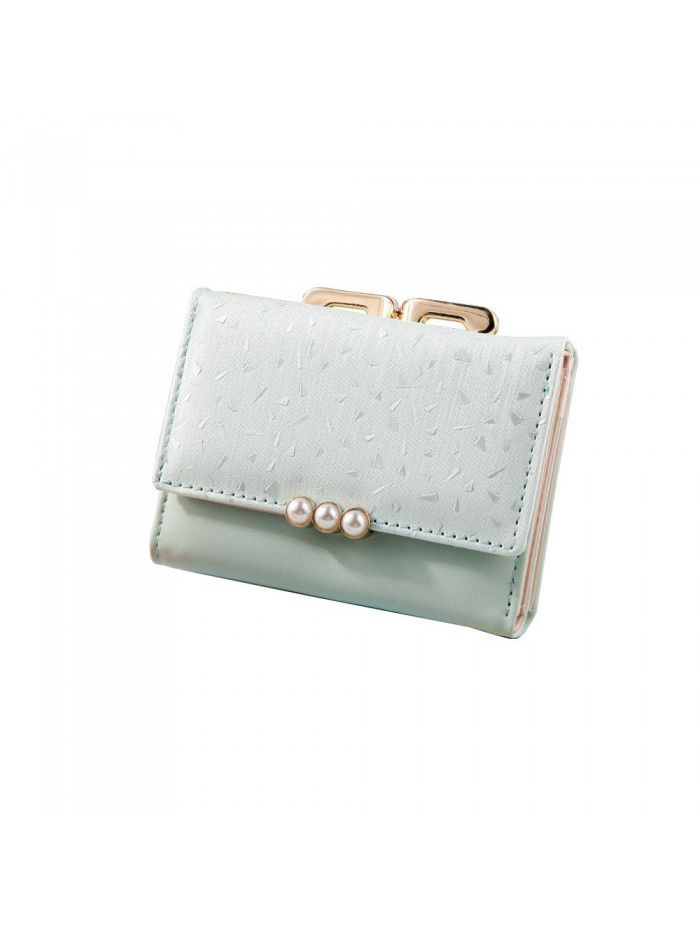 New women's wallet short walletwomen Korean candy color wallet 30% off, smaller than a bag