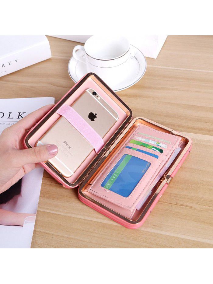 Multi function mobile phone lunch box, lady's purse, long pencil box and zero Purse