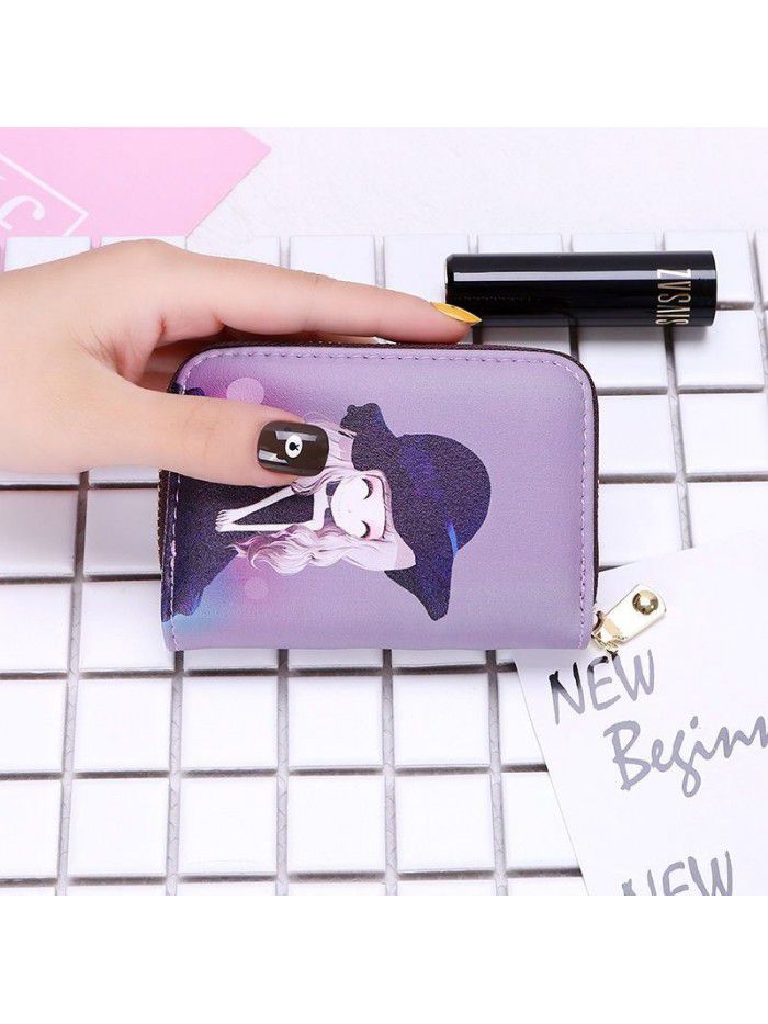  new organ card bag women's fashion multi card business card bag zipper zero wallet card cover