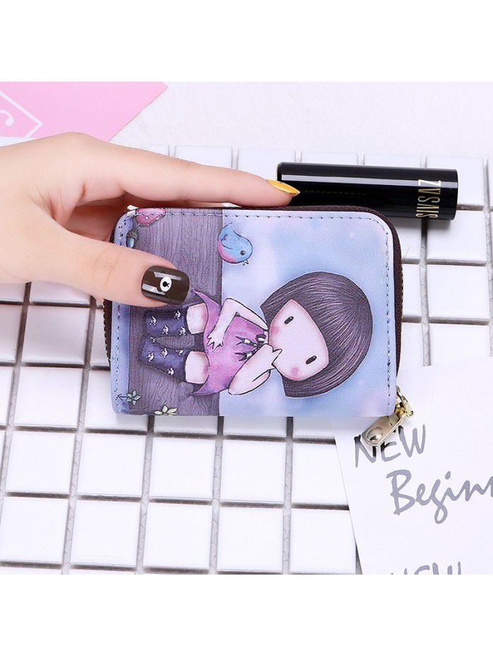  new organ card bag women's fashion multi card business card bag zipper zero wallet card cover