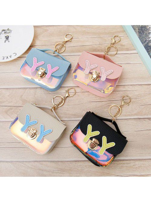 Korean version small fresh light color stitching w...