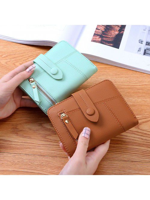 Women's wallet 20% off women's short 2020 new Kore...