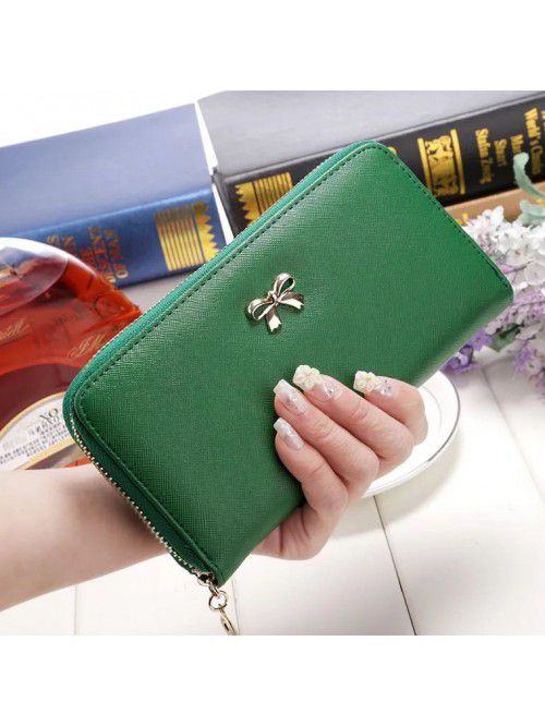  popular women's purse bow mobile phone bag horizo...