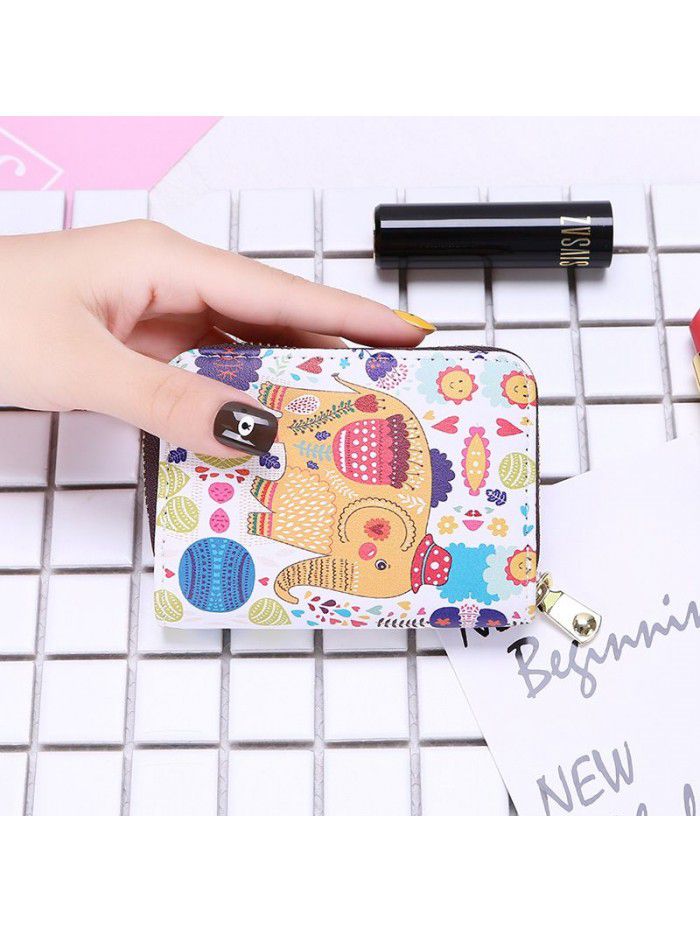  new organ card bag women's fashion multi card business card bag zipper zero wallet card cover