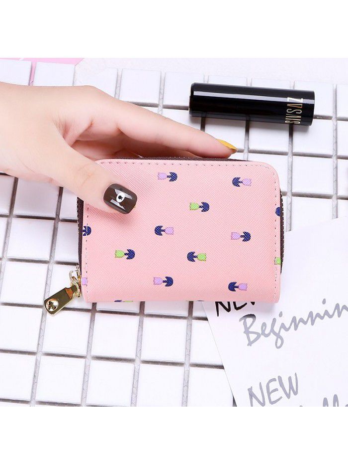  new organ card bag women's fashion multi card business card bag zipper zero wallet card cover