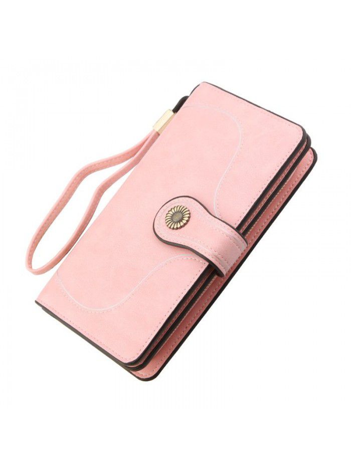 New women's wallet fashion Korean clasp handbag retro wallet fashion zipper bag manufacturer wholesale