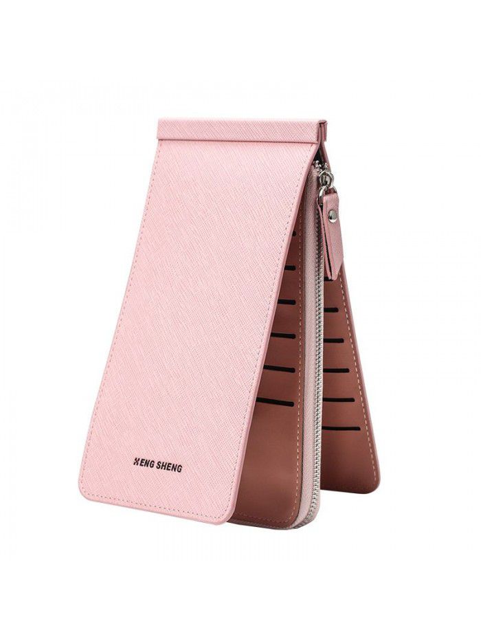 Hengsheng wallet, card and bag integrated men's and women's wholesale Korean thin wallet, multi card fashion bag