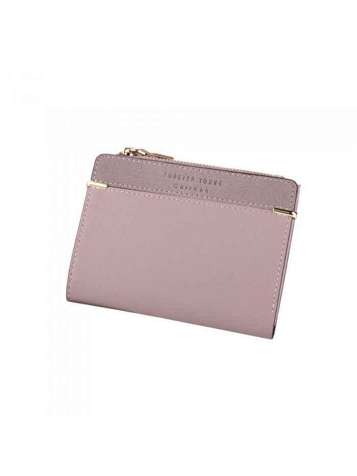 New women's wallet Korean fashion walletwomen vertical zipper bag versatile leather zero wallet wholesale