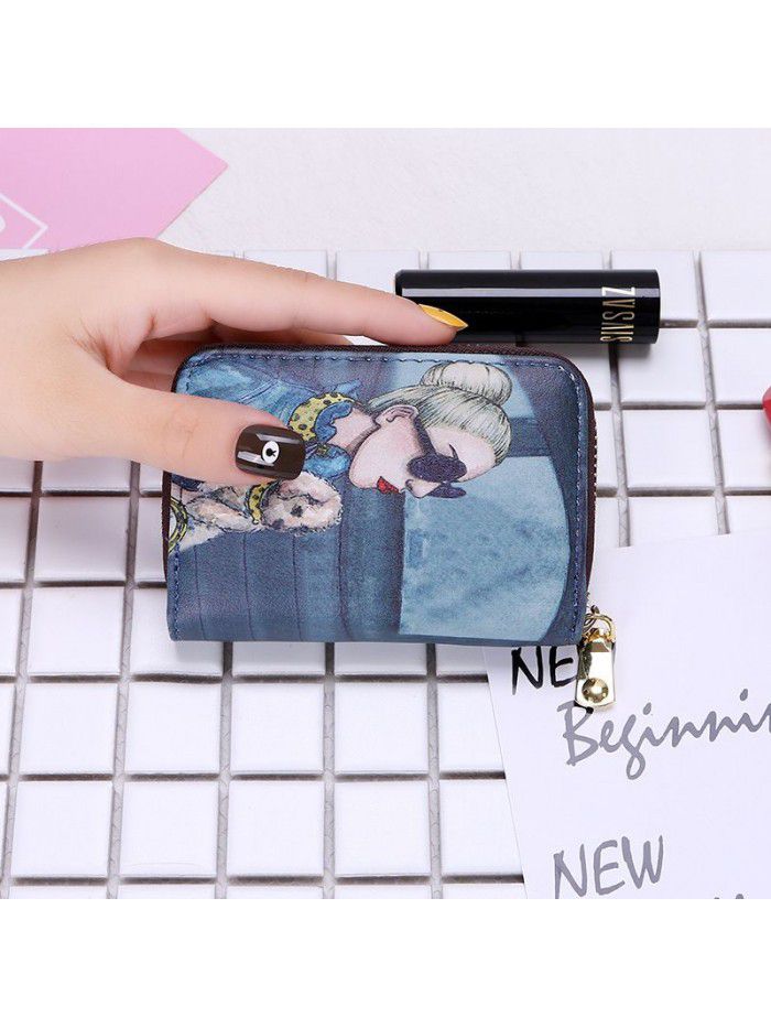  new organ card bag women's fashion multi card business card bag zipper zero wallet card cover