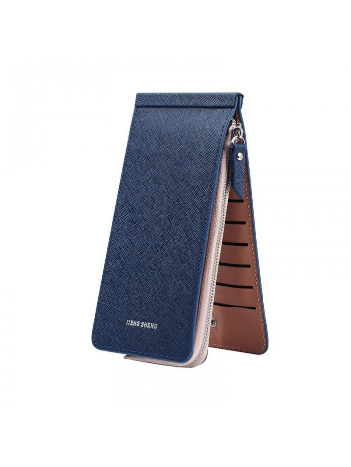 Hengsheng wallet, card and bag integrated men's and women's wholesale Korean thin wallet, multi card fashion bag