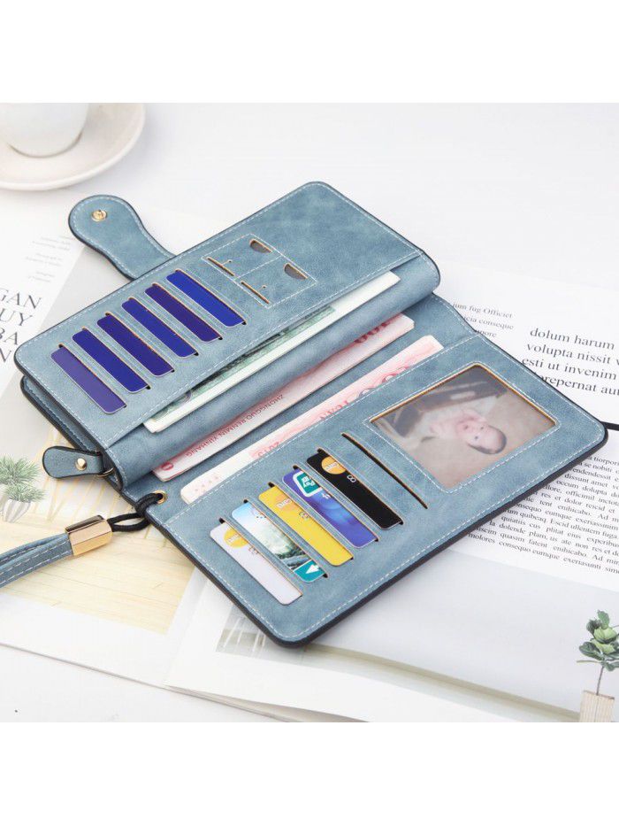 New women's wallet fashion Korean clasp handbag retro wallet fashion zipper bag manufacturer wholesale