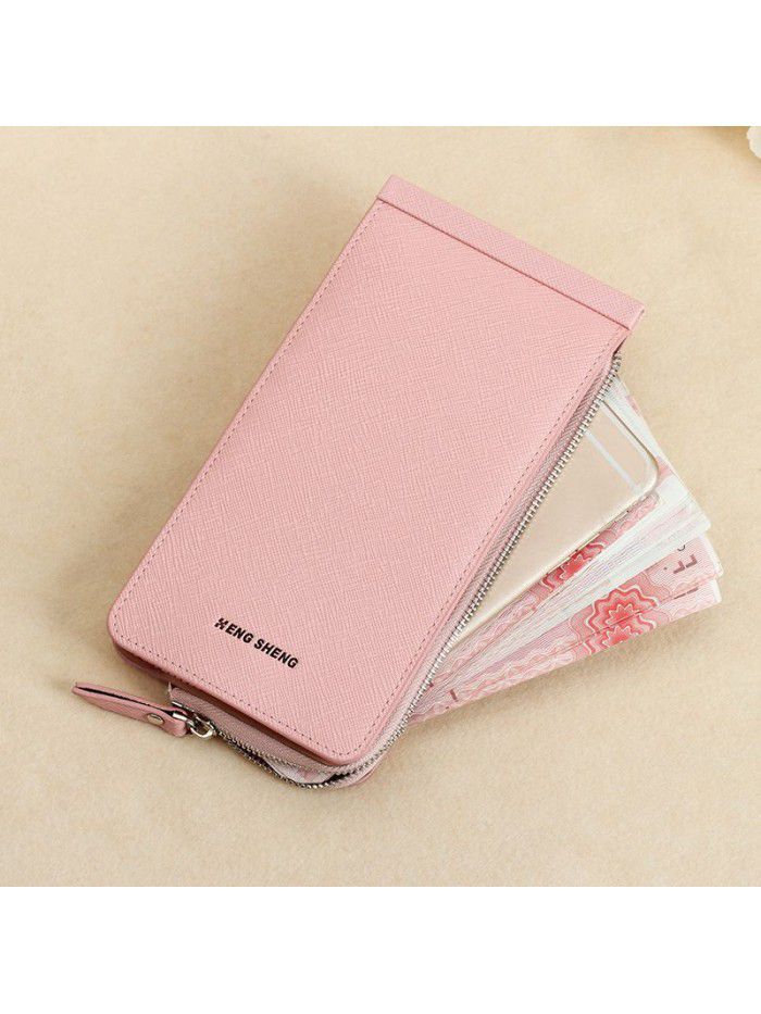 Hengsheng wallet, card and bag integrated men's and women's wholesale Korean thin wallet, multi card fashion bag