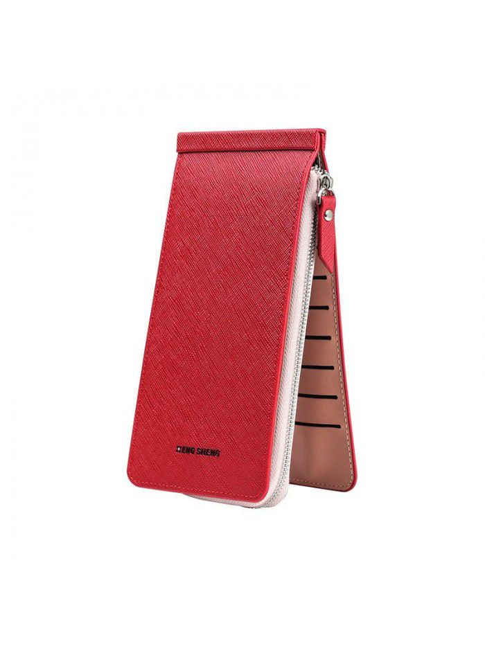 Hengsheng wallet, card and bag integrated men's and women's wholesale Korean thin wallet, multi card fashion bag