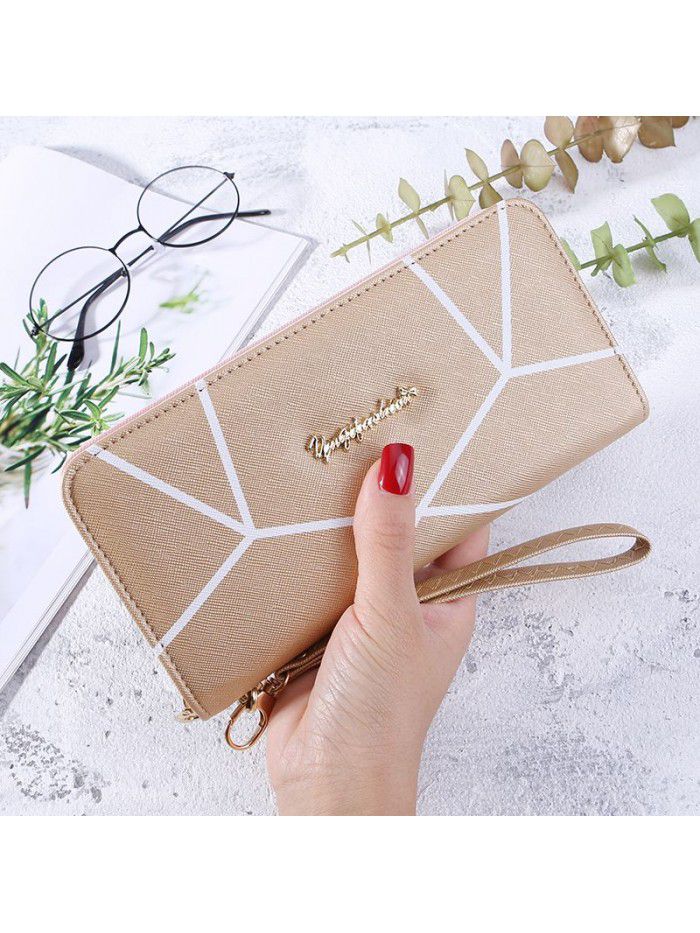  new popular women's wallet long fashion multi-function zipper wallet women's hand bag with Korean pattern