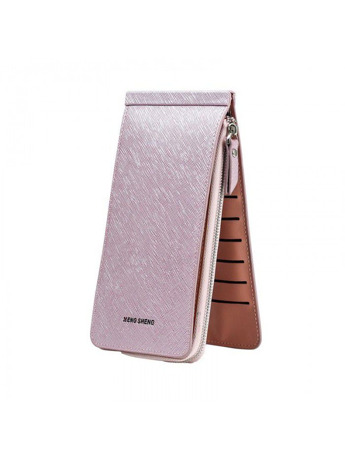 Hengsheng wallet, card and bag integrated men's and women's wholesale Korean thin wallet, multi card fashion bag