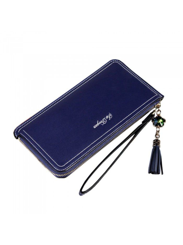 Women's wallet fashion Long Wallet Zipper walletwomen zero wallet Korean handbag wholesale