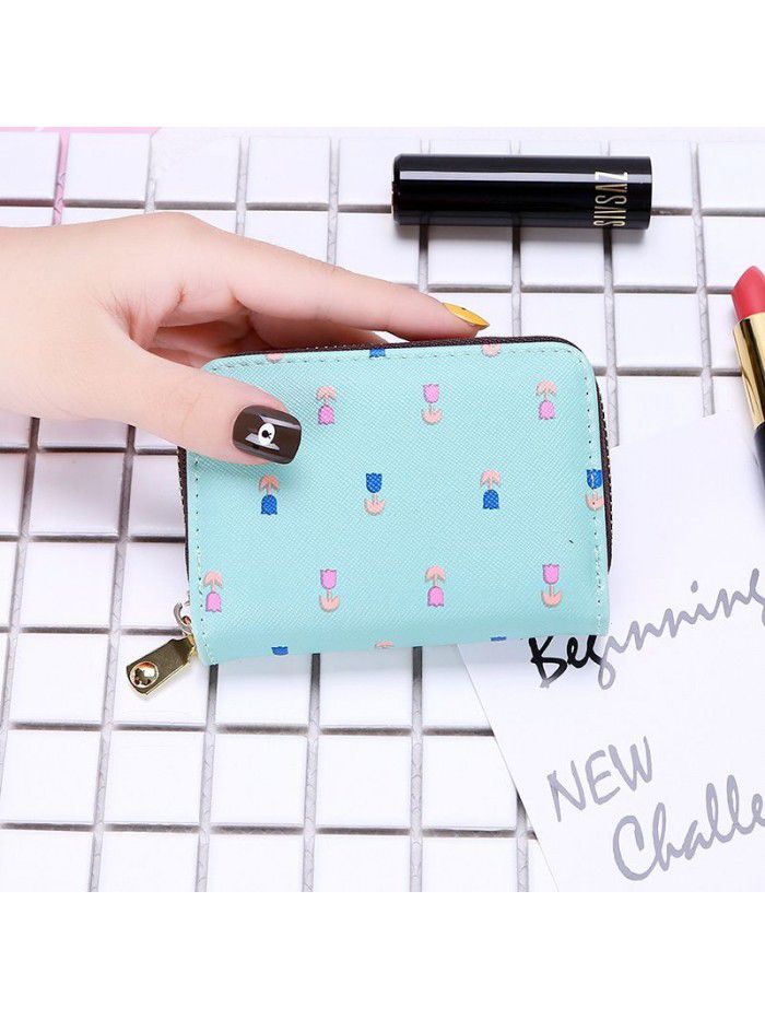  new organ card bag women's fashion multi card business card bag zipper zero wallet card cover