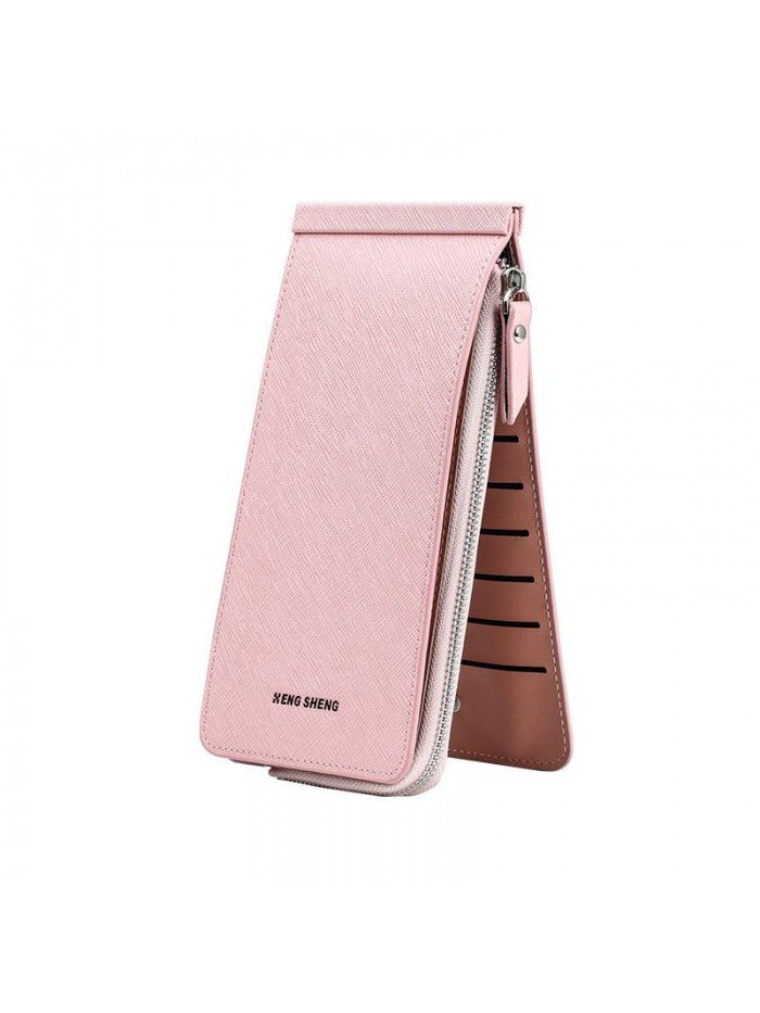 Hengsheng wallet, card and bag integrated men's and women's wholesale Korean thin wallet, multi card fashion bag