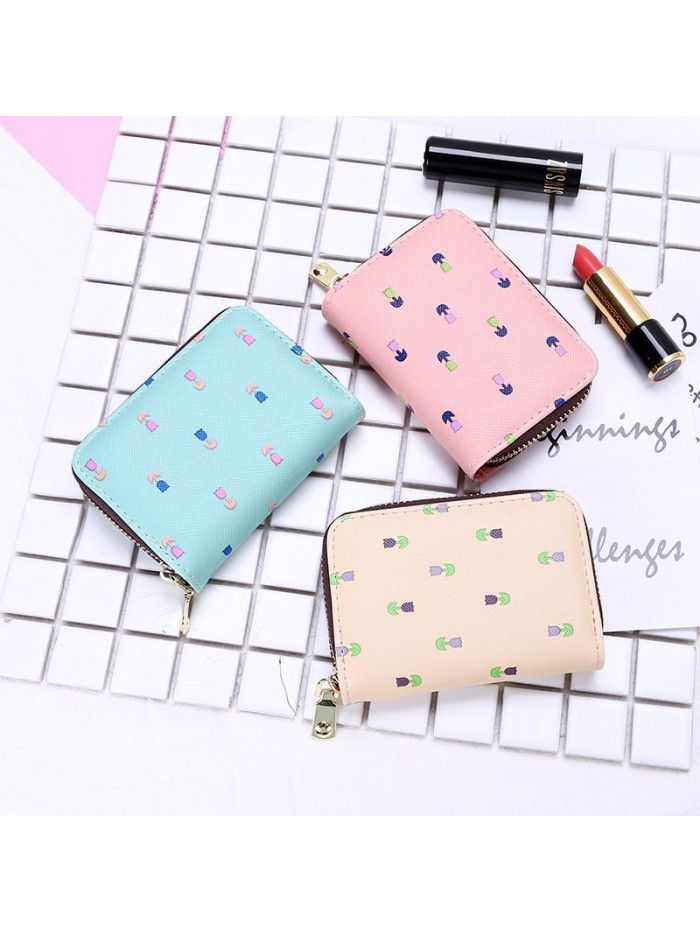  new organ card bag women's fashion multi card business card bag zipper zero wallet card cover