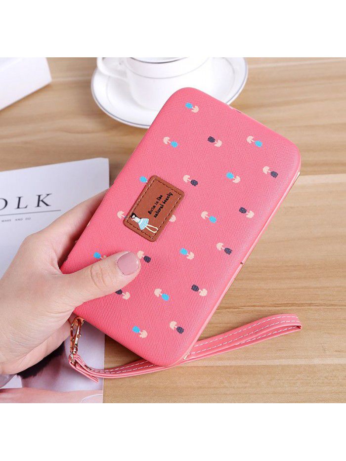 Multi function mobile phone lunch box, lady's purse, long pencil box and zero Purse