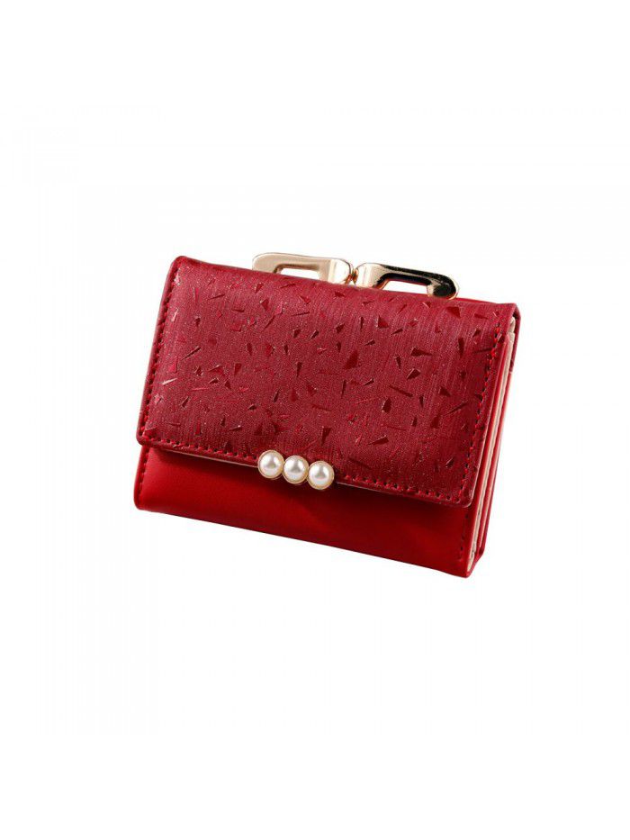 New women's wallet short walletwomen Korean candy color wallet 30% off, smaller than a bag