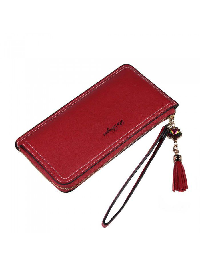 Women's wallet fashion Long Wallet Zipper walletwomen zero wallet Korean handbag wholesale