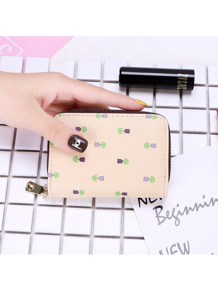  new organ card bag women's fashion multi card business card bag zipper zero wallet card cover