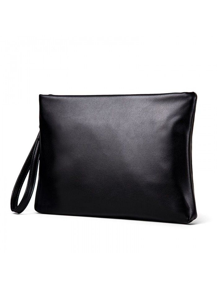 Men's business hand bag simple fashion envelope bag hand bag wallet hand bag Korean version men's bag soft leather bag