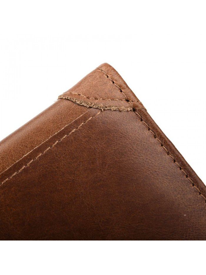 Foreign trade source: Men's leather wallet, leather wallet, coin, multi Card Wallet