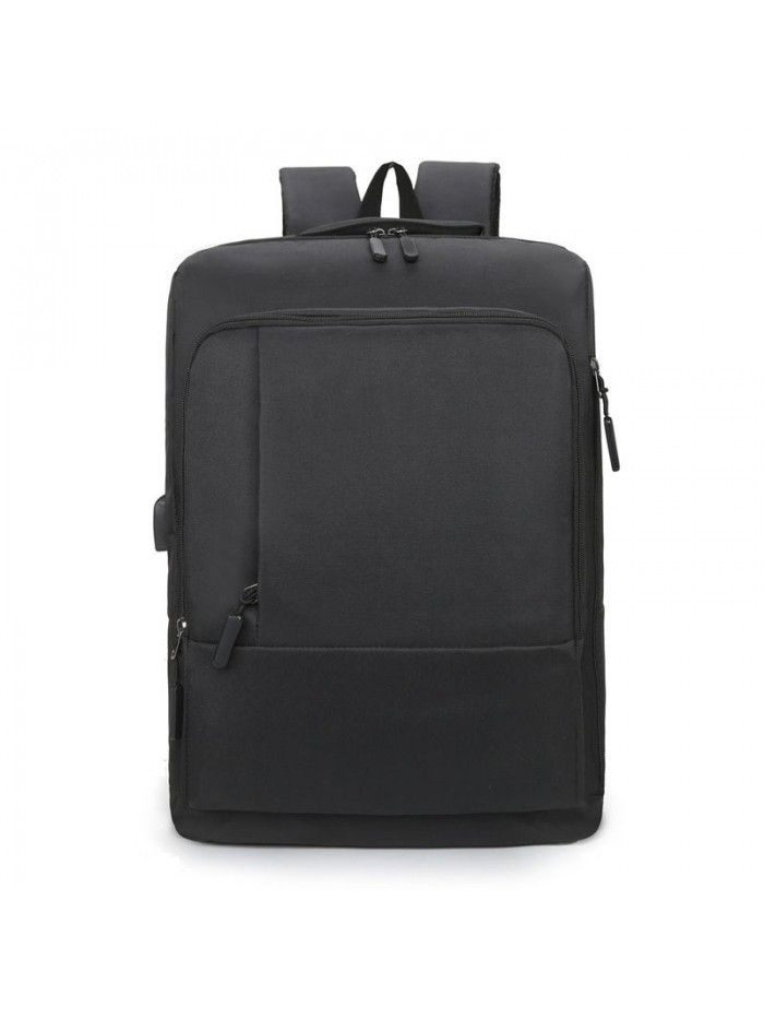 New men's large capacity multifunctional backpack leisure business backpack USB customizable logo splash proof