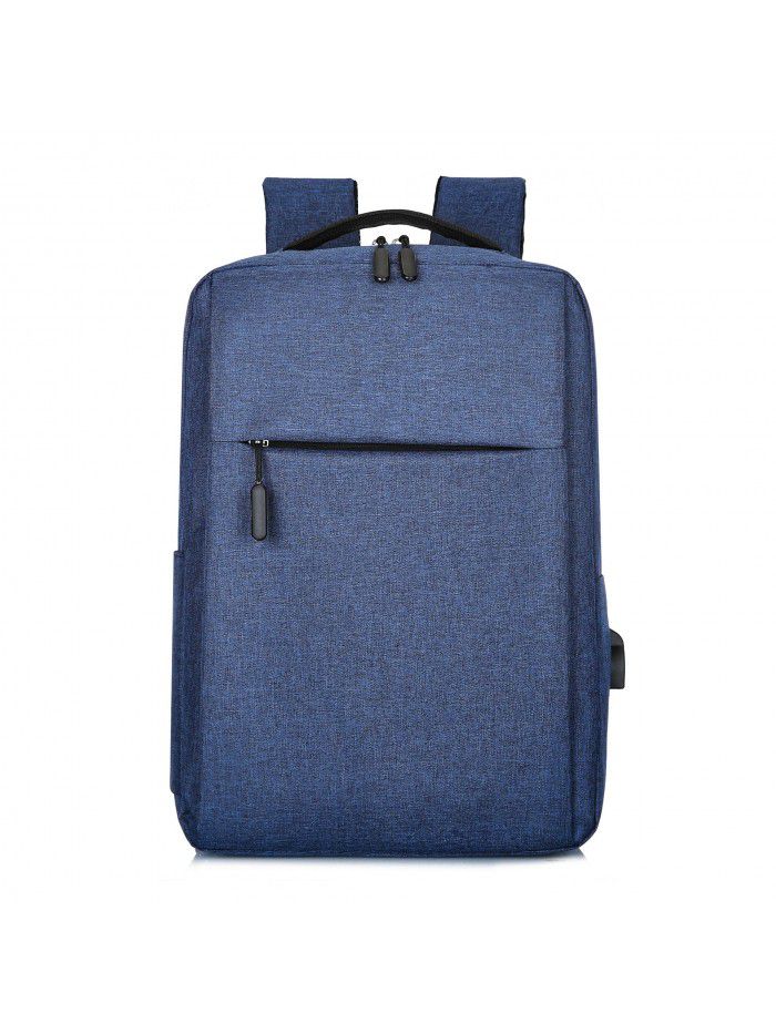 Cross border custom logo Xiaomi backpack new simple USB rechargeable backpack men's and women's business leisure computer bag