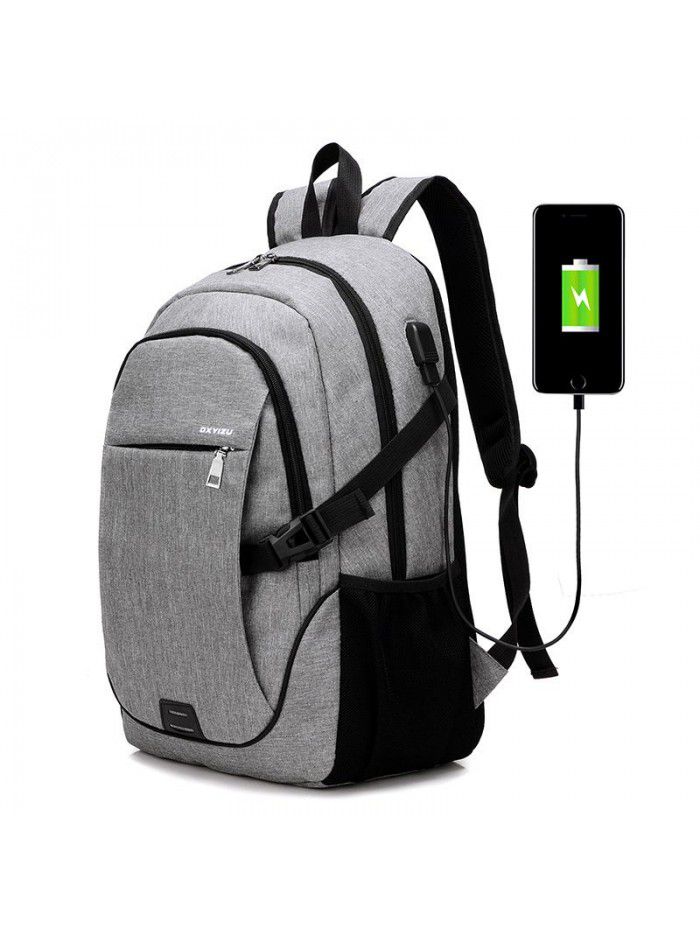 Cross border 2018 new student schoolbag rechargeable backpack backpack college style leisure travel backpack