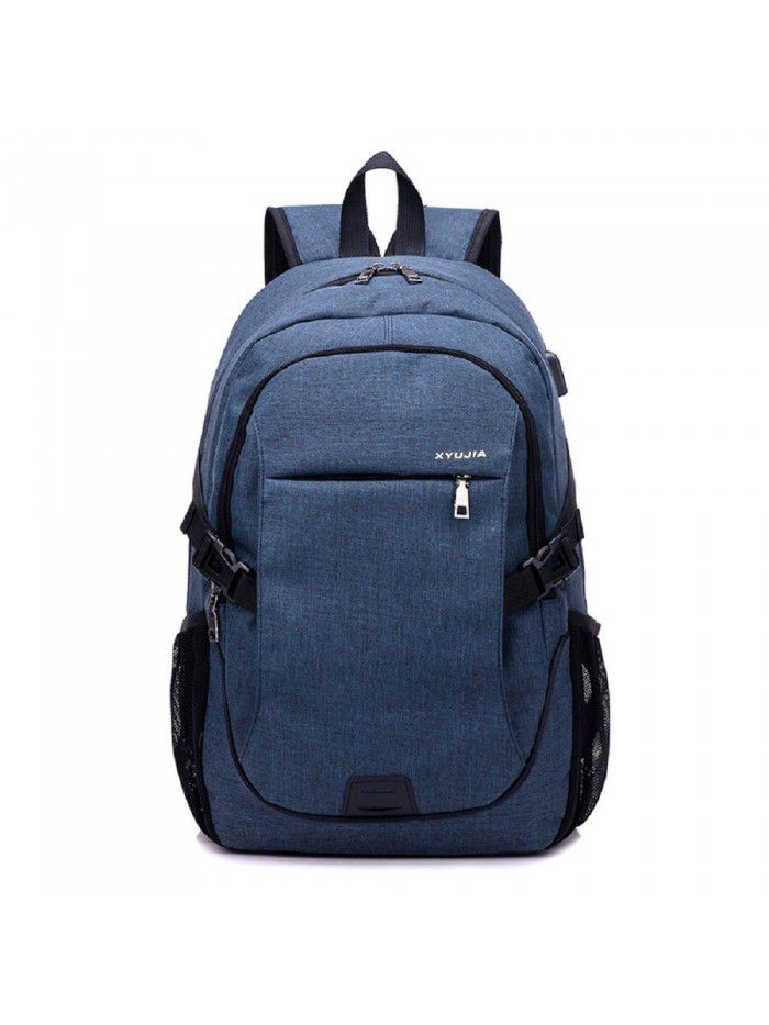 Cross border Korean multi-function USB charging backpack college students' schoolbag leisure backpack computer bag wholesale