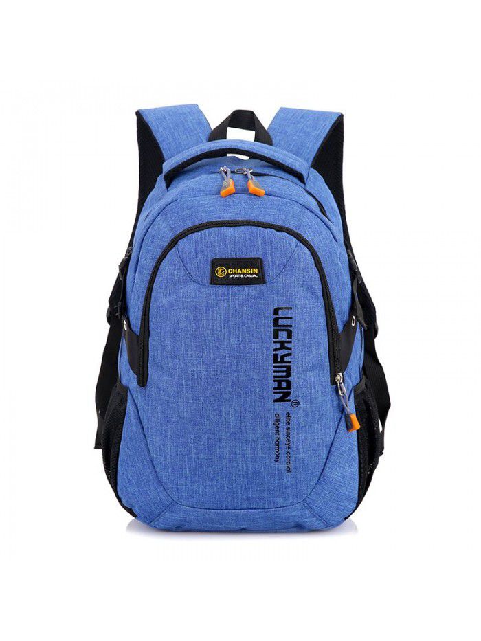 Cross border travel backpack leisure printing Student Backpack schoolbag logo customized student bag printing