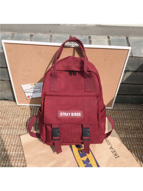 Nylon Backpack 2019 new college style fashion wate...