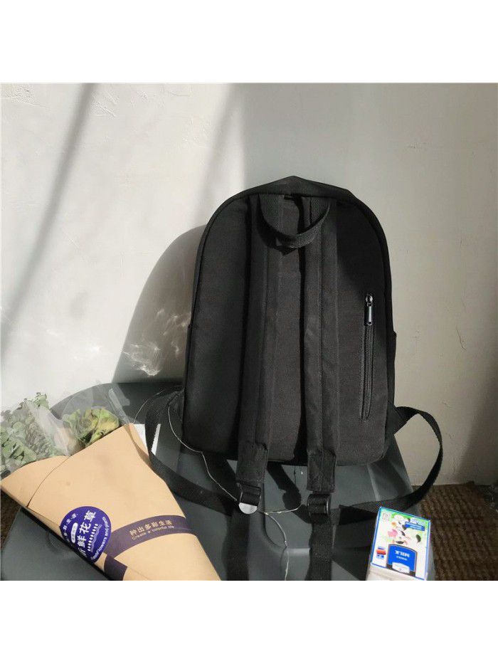 Student Backpack NEW leisure chaoku composite cloth load reducing wear resistant waterproof port wind work clothes men's and women's schoolbag 