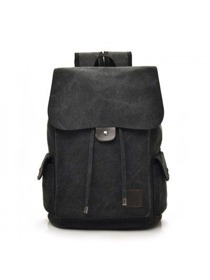 Fashion trend backpack men's and women's casual Canvas Backpack high school students' schoolbag FM9116