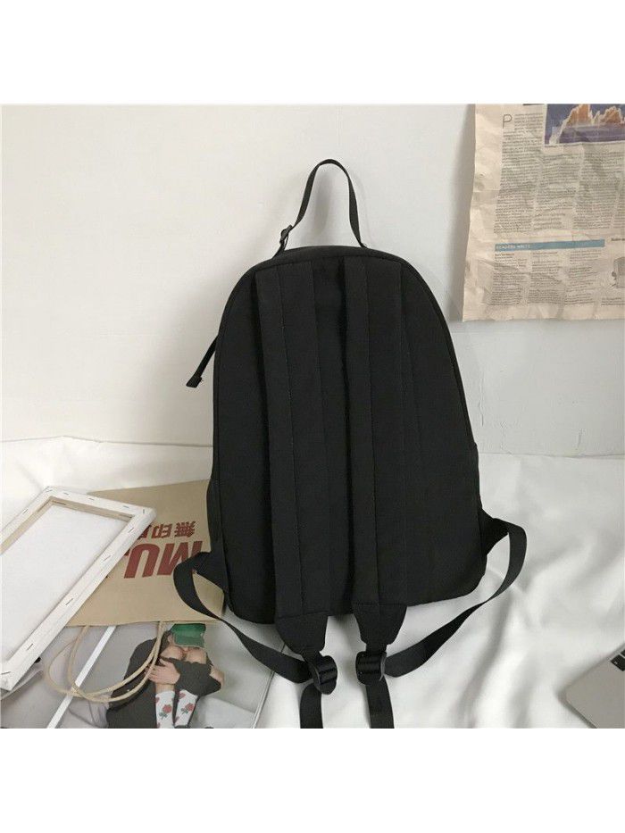 Double shoulder schoolbag new nylon water-proof, anti-wear, anti-theft, college style, men's and women's double shoulder backpacks 