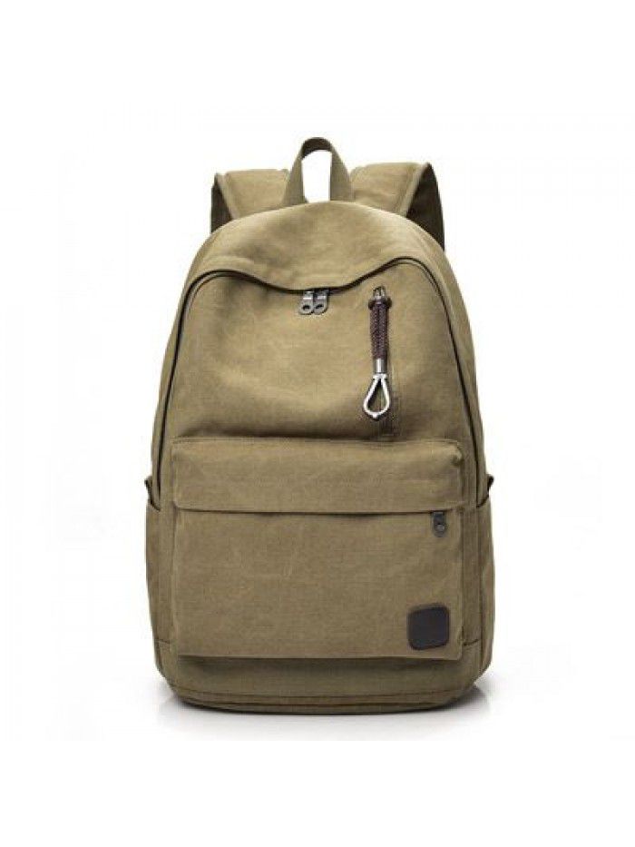 Fashion trend backpack casual Canvas Backpack retro travel bag college boys and girls schoolbag 8016