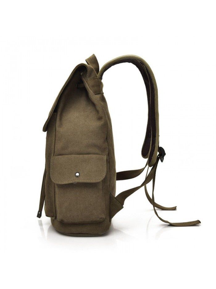 Fashion trend backpack men's and women's casual Canvas Backpack high school students' schoolbag FM9116