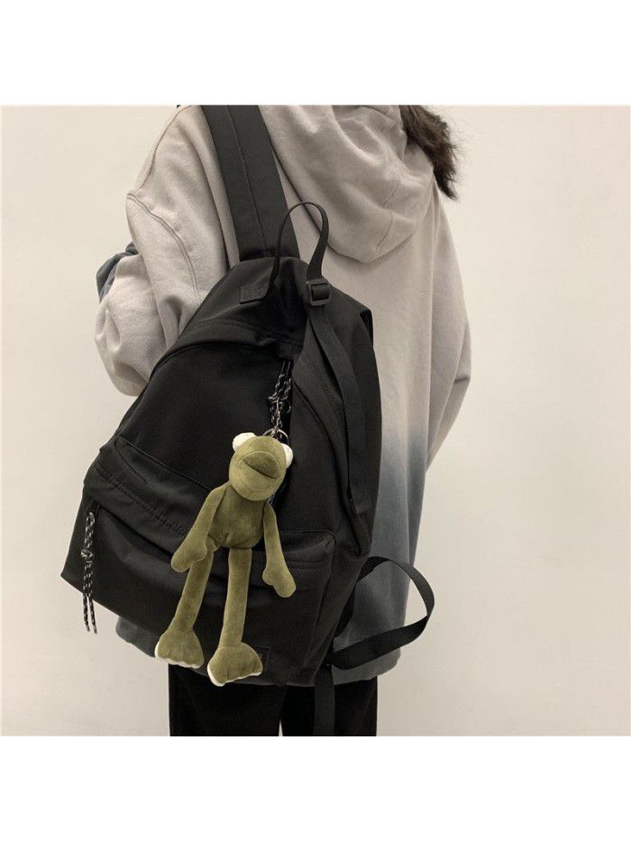 Double shoulder schoolbag new nylon water-proof, anti-wear, anti-theft, college style, men's and women's double shoulder backpacks 