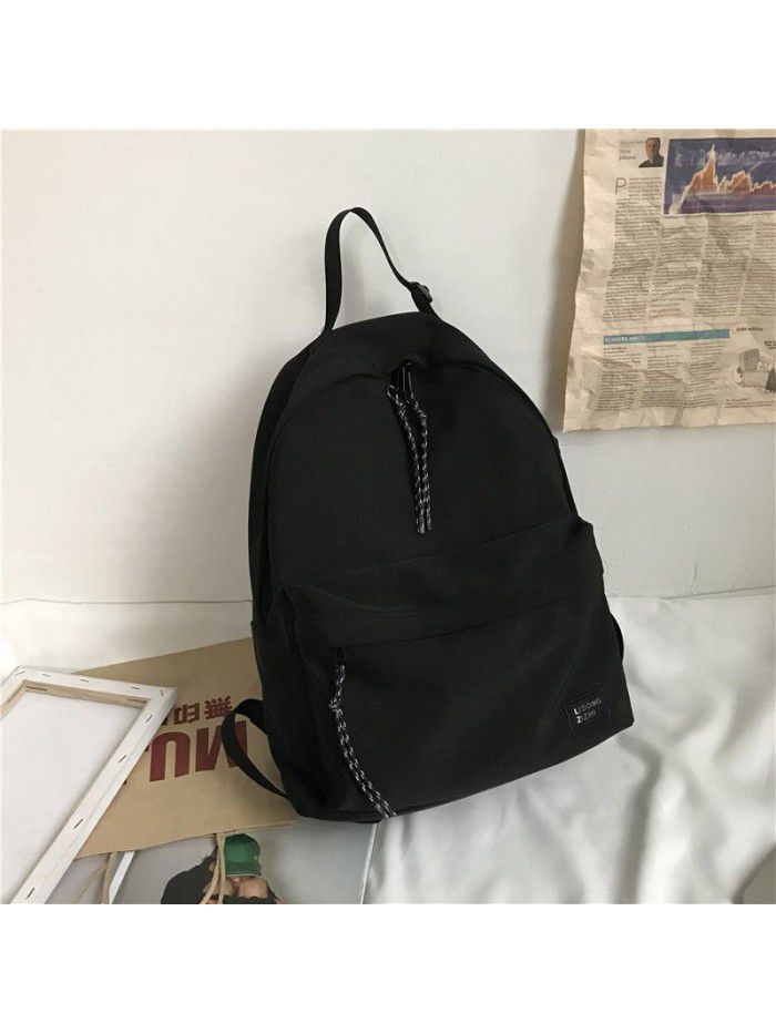 Double shoulder schoolbag new nylon water-proof, anti-wear, anti-theft, college style, men's and women's double shoulder backpacks 