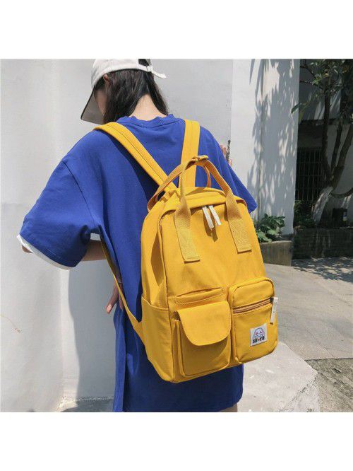 Canvas Backpack 2020 new classic simple canvas wea...