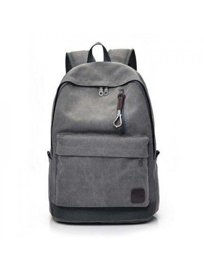 Fashion trend backpack casual Canvas Backpack retro travel bag college boys and girls schoolbag 8016