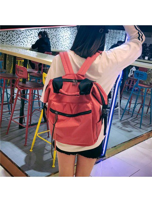 Nylon Backpack, Korean Academy style, light weight...